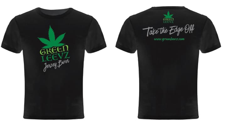 Green Leevz Large Front Logo Tshirt